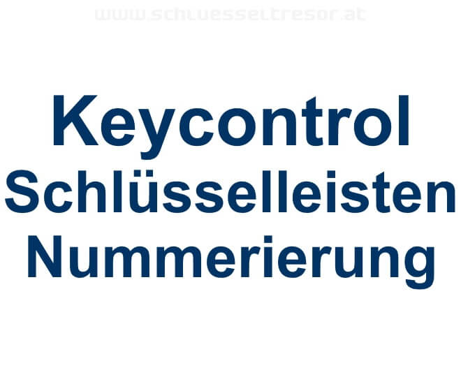 3649a3a3077de93d915a1651fa7d894d Keycontrol Schlüssel-Steckleisten Nummerierung
