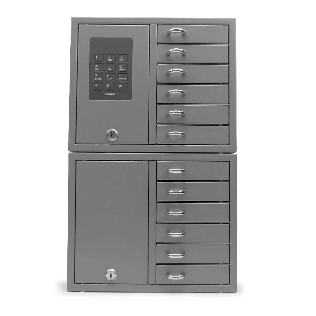 creone_keybox_9006_B_schluesselschrank_grau_mit_erweiterung_uebereinander
