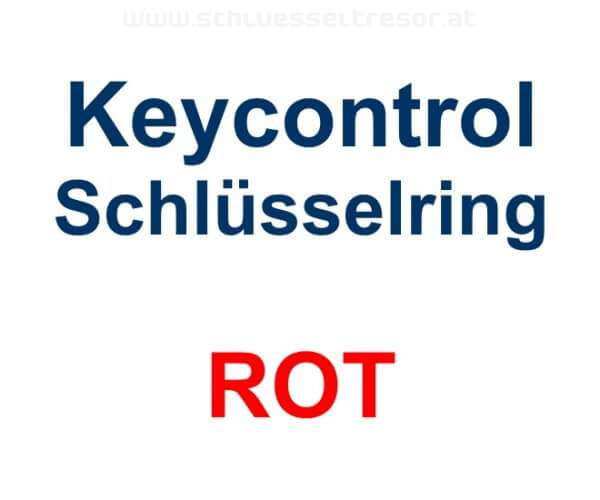 Keycontrol Schlüssel-Ring ROT