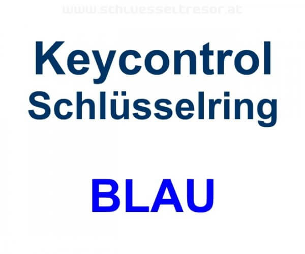 Keycontrol Schlüssel-Ring BLAU