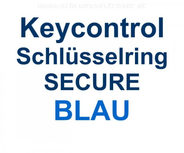 Keycontrol Schlüssel-Ring BLAU SECURE