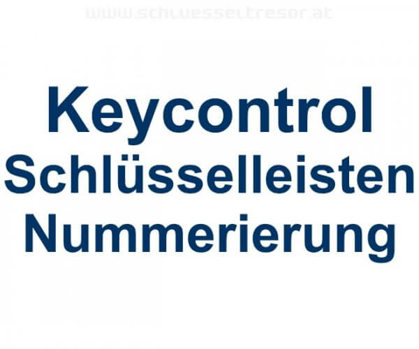 Keycontrol Schlüssel-Steckleisten Nummerierung